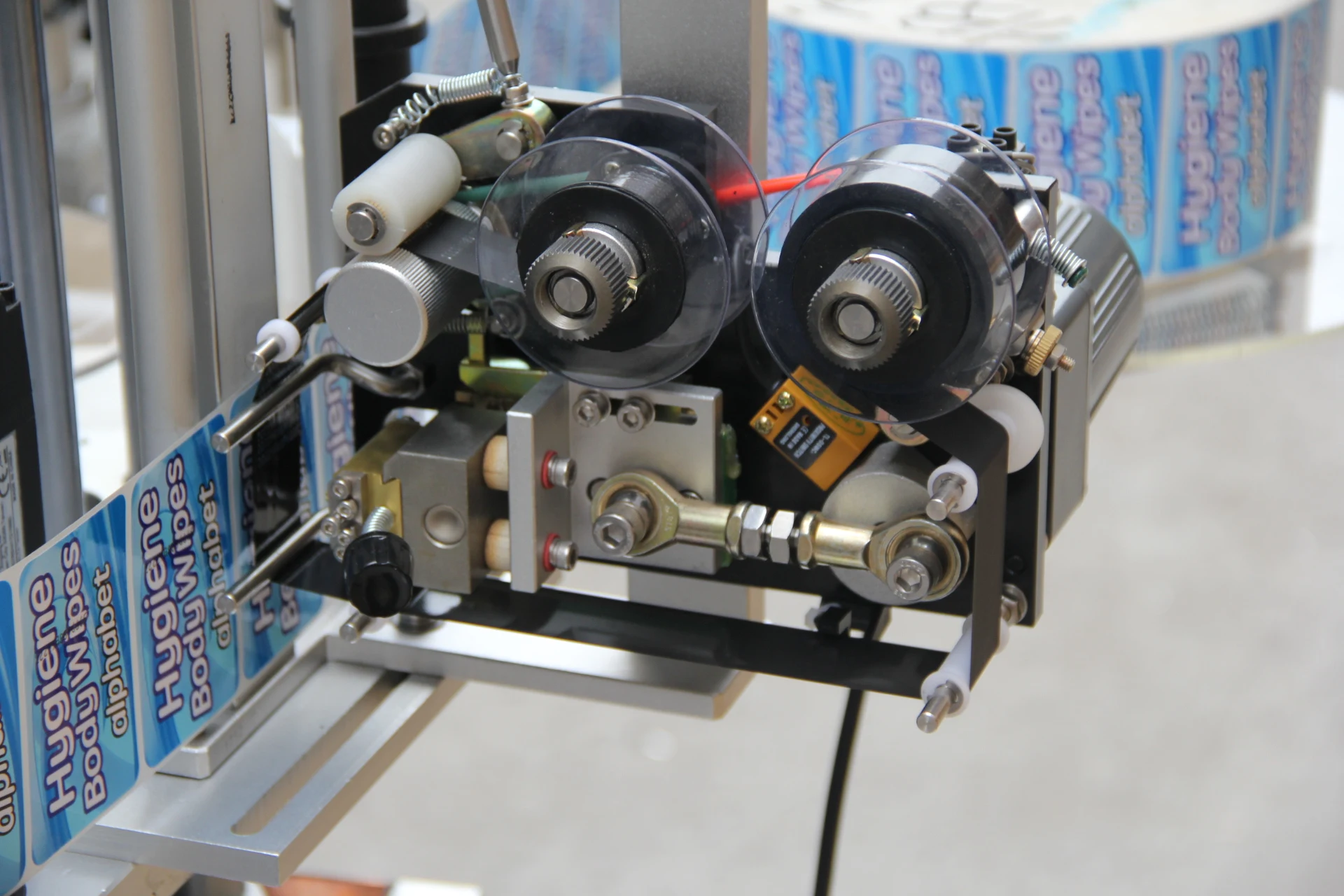 bucket labeling machine manual automatic double-sided labeling machine