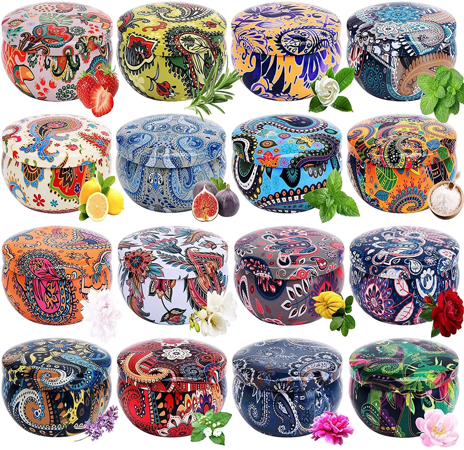 Organic Vanilla Lavender Soy Wax Aromatherapy Scented Candles With Lid Scented Candle Spirtual Candle Jars