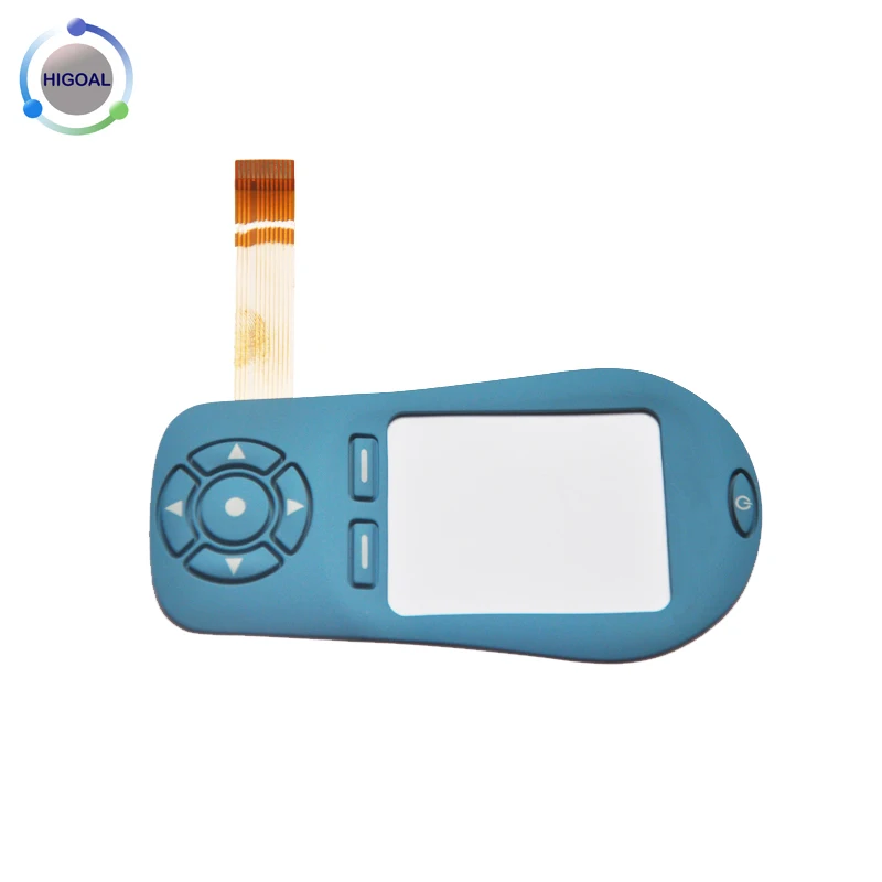 silicone rubber keypad customized multi color single embossing button diy membrane switch