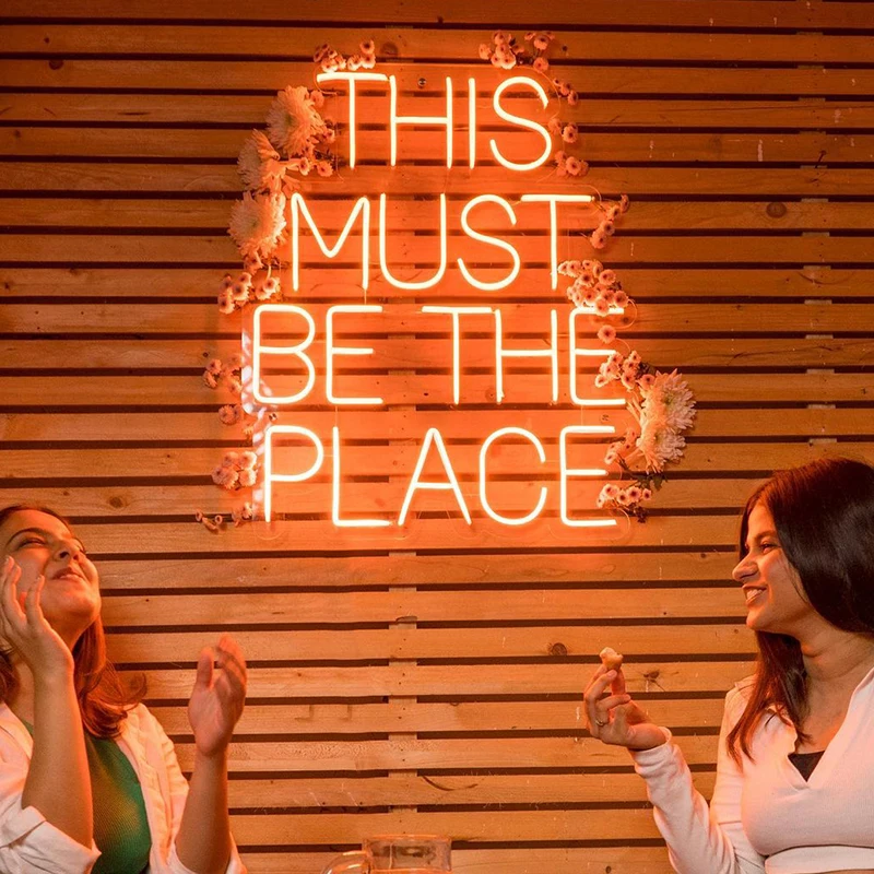 No Moq Drop Shipping Popular Led Advertising Custom Neon Light Signs Custom Neon Sign For Wedding Bar Party Decoration