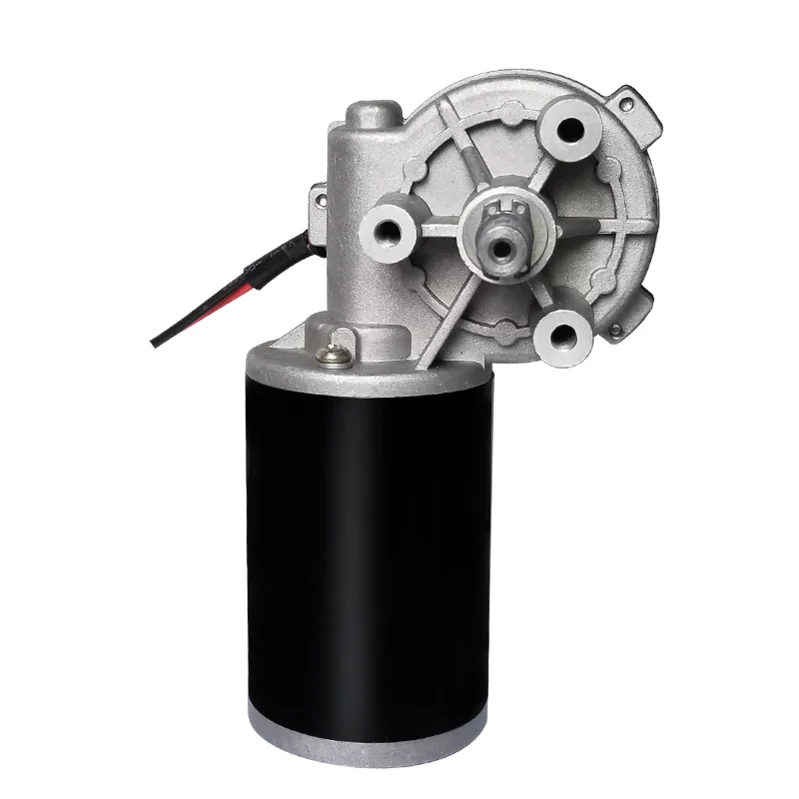 Maintex 12V 24V DC Geared 160 Rpm Worm Gear Motor For Pet Feeder