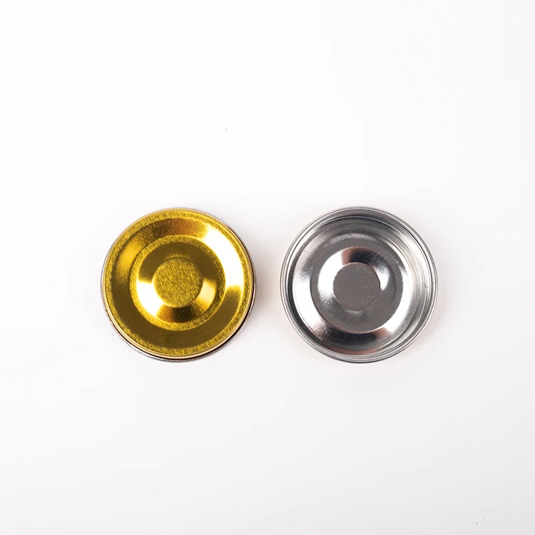 OEM/ODM cover lid with sealing ring tinplate lid Round drink bottle cap Glass bottle lid