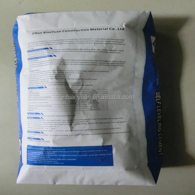 high flow characteristics Self-leveling concrete