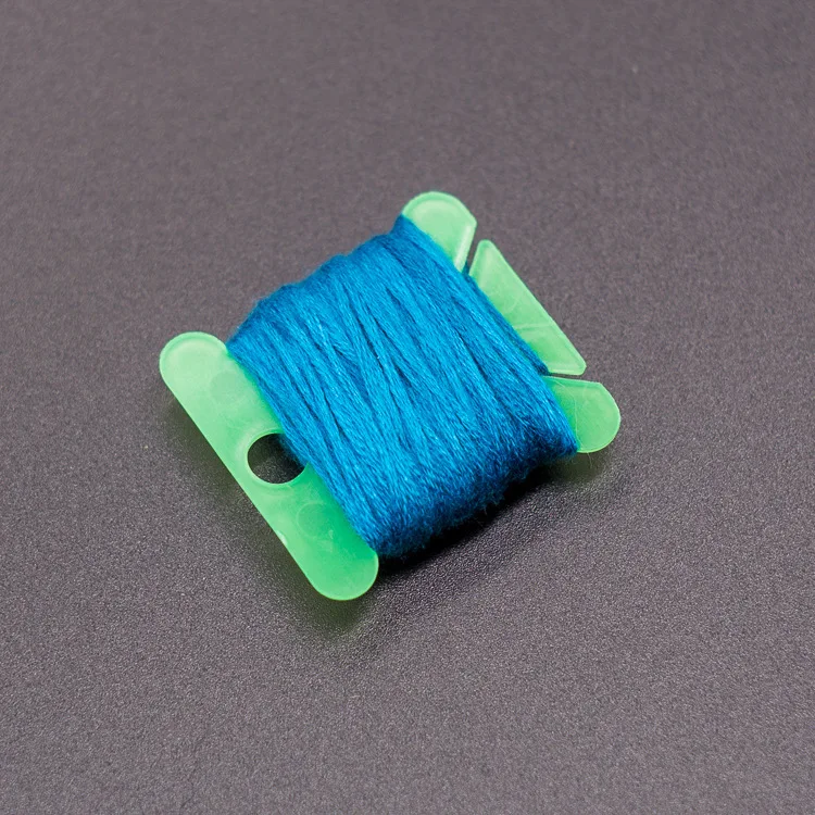 Plastic Floss Bobbins for Embroidery Floss Organizer Cross-Stitch Bobbins Card Thread Holder
