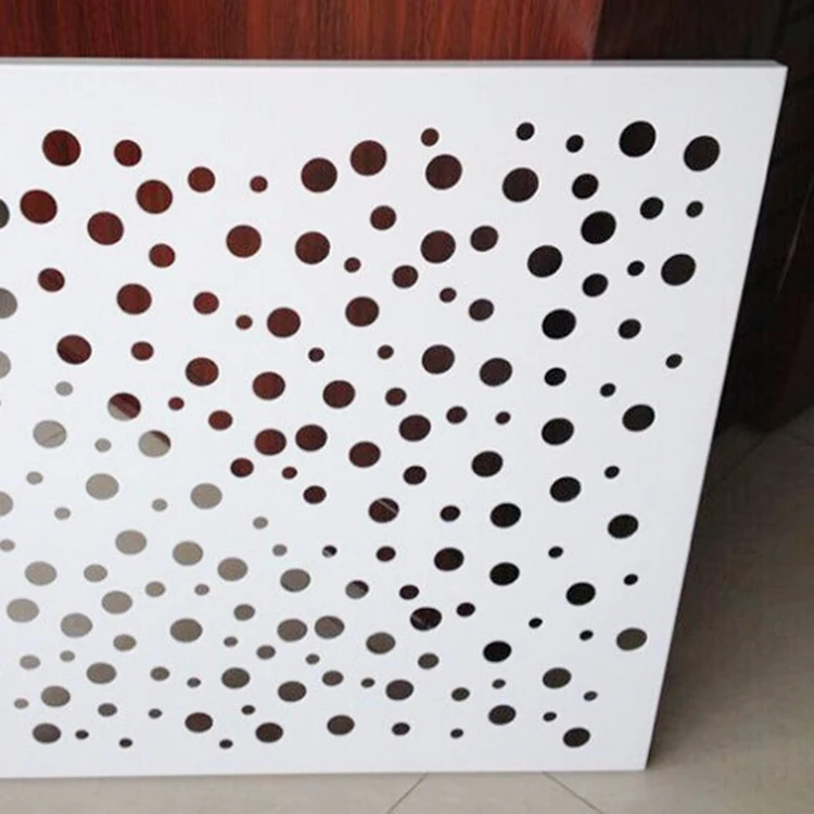 Building Facade Interior Curtain Wall Panel Aluminum Metal Panel Curtain Wall Perforated Aluminum Panel House Curtain Wall