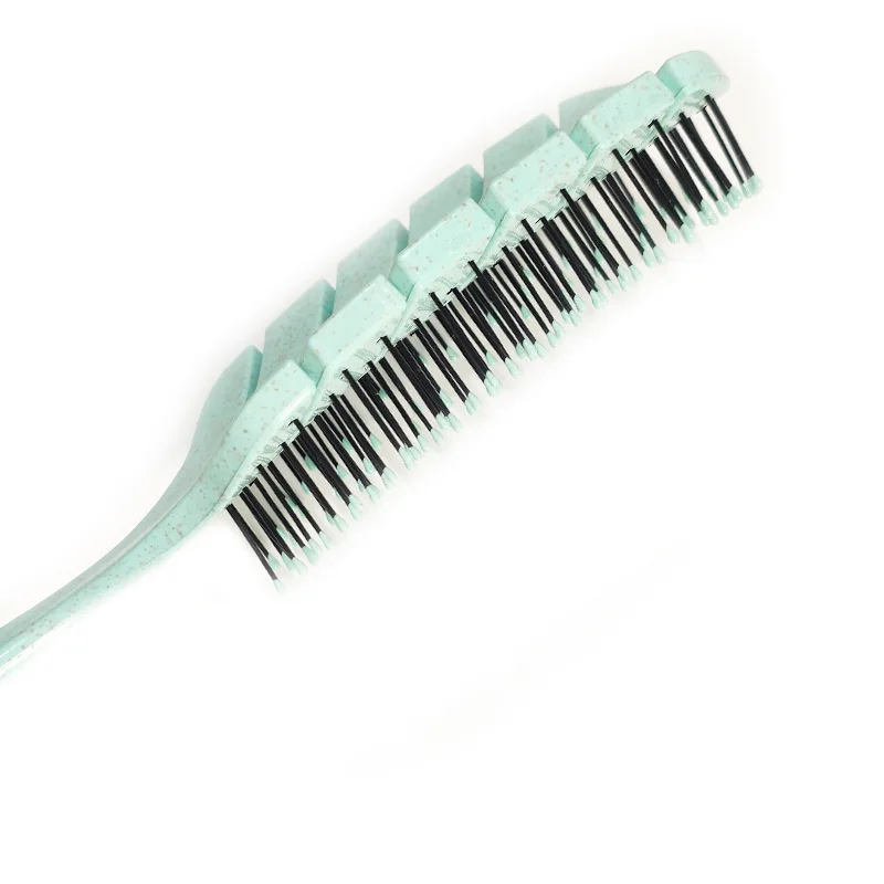 New environment-friendly non-slip spare ribs biodegradable  Curly Thick and Straight Hair Dry and Wet Brush