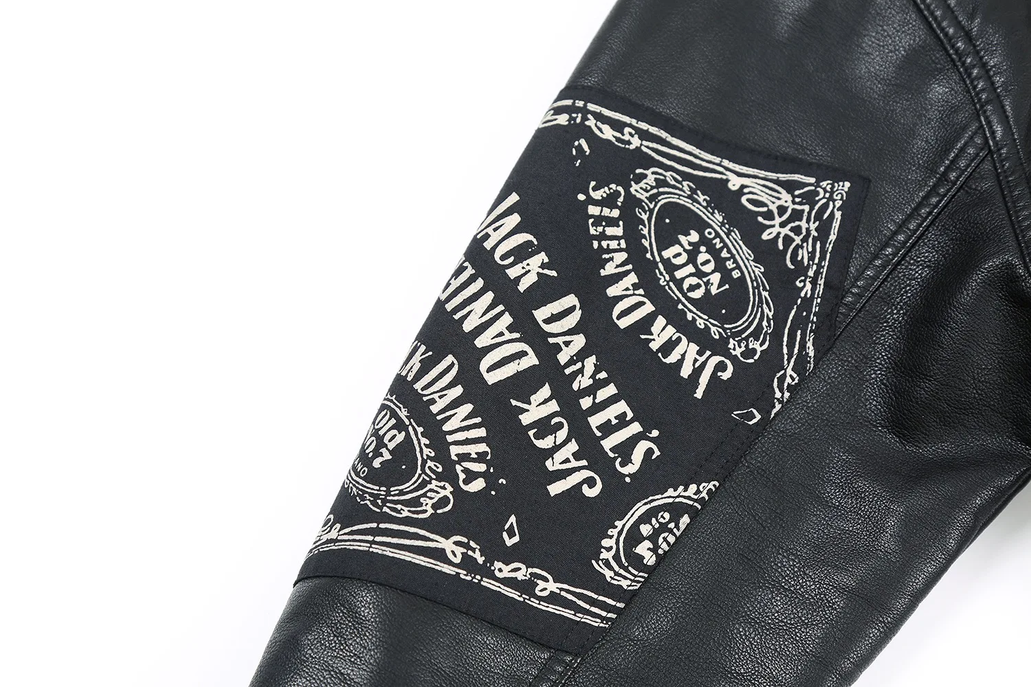 
Wholesale custom logo printed spring black long sleeve faux pu leather cropped bomber ladies women jackets with zipper 