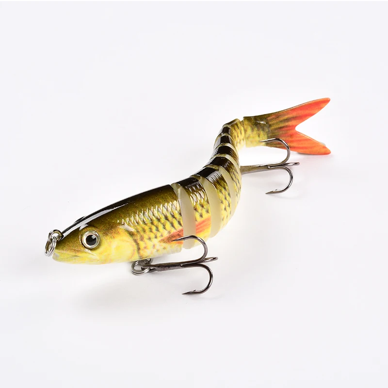 Lureking 9 Section 9.5cm 10.2g Hard Eel Swimbait, Lifelike Jointed Fishing Lures