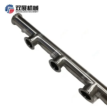 Sanitary Stainless Steel SS304 Tri Clamp 1.5 (1 1/2) inch x 4 Port Manifold