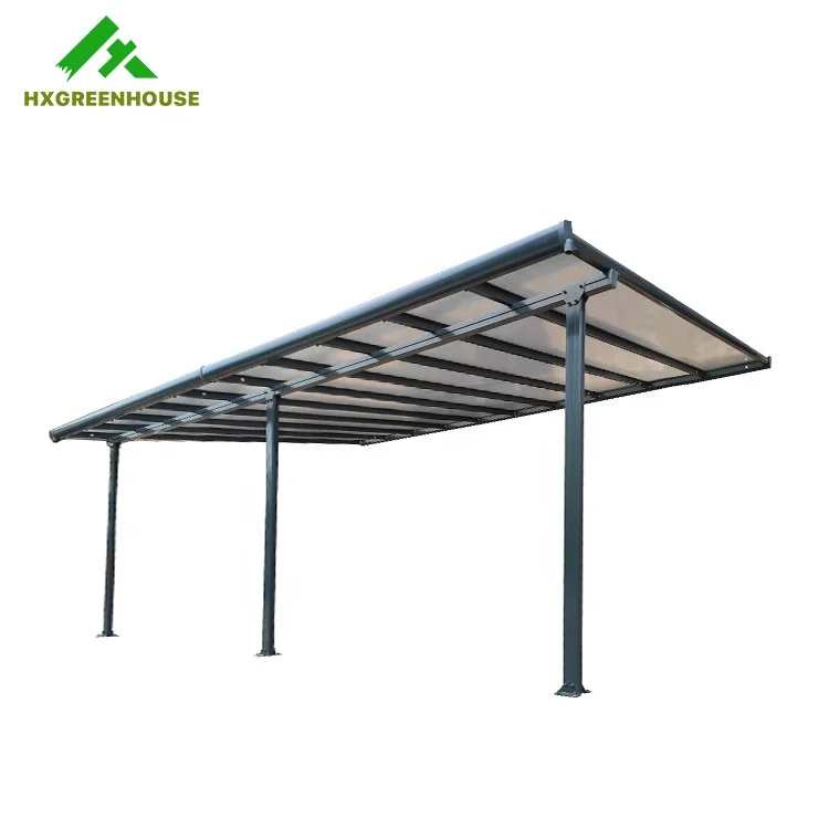 Awning Parts Canopy Flat Roof Panels Frame Polycarbonate Pergola Attached House Lowes Metal Garages, Canopies & Carports 6mm-8mm