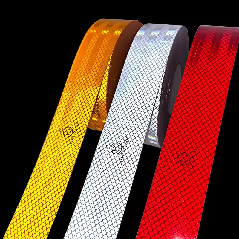 ECE Reflective truck motorcycle car warning reflective strip PC reflective sticker retro reflective tape