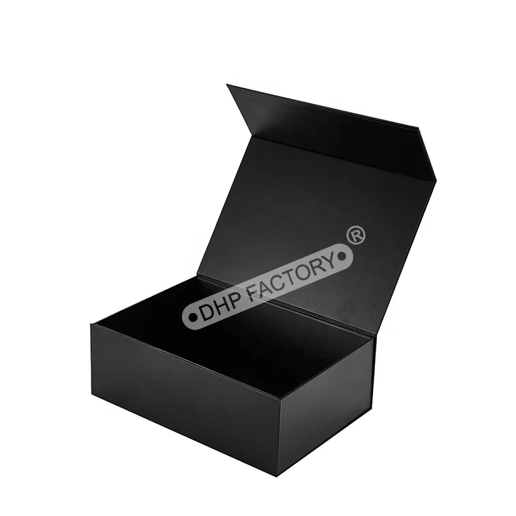 Luxury Custom Logo Hijab Set Dubai Hoodie Jacket Sportswear Packaging Magnetic Flip Open Folding Box