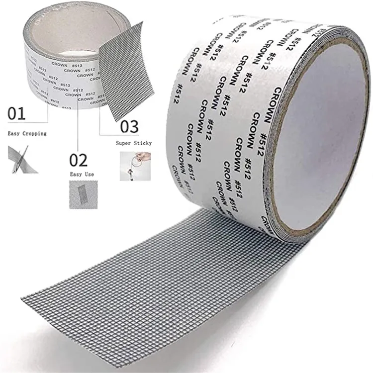 Strong Adhesive Flex Rubberized Window Screen Repair Kit Tape for Window