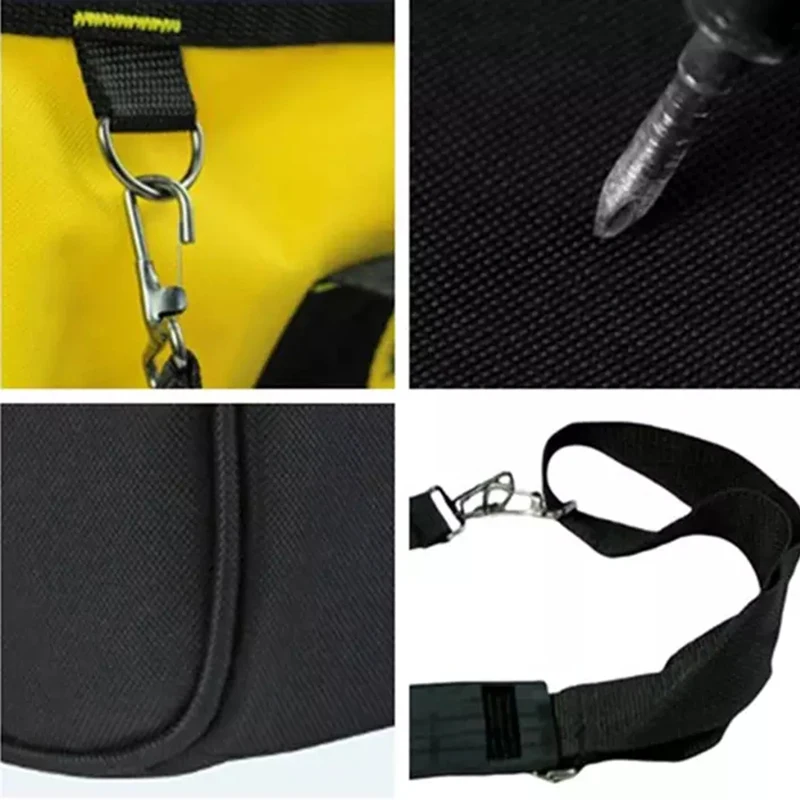 Wholesale Electrical Drill Tool Kit Bag 12/14/17/19 inch Electrician Bag Oxford Waterproof Maintenance Tools Storage Toolkit