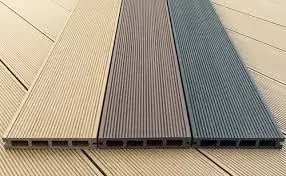 UV Resistance Flooring Anti-Slip Groove Hollow Decking Low Maintenance Engineering Deck For Outdoor Garden Terrace