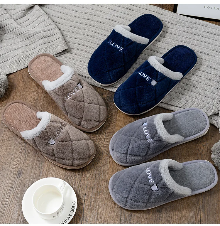 Jtfur Winter Customized Popular Comfortable Furry Fur Bedroom Slides Soft Bunny Rabbit Slippers for Women