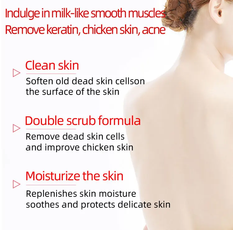 Support customization Private Label Body Cleansing Natural Moisturizing Body Care Whitening Body Scrub With Low MOQ