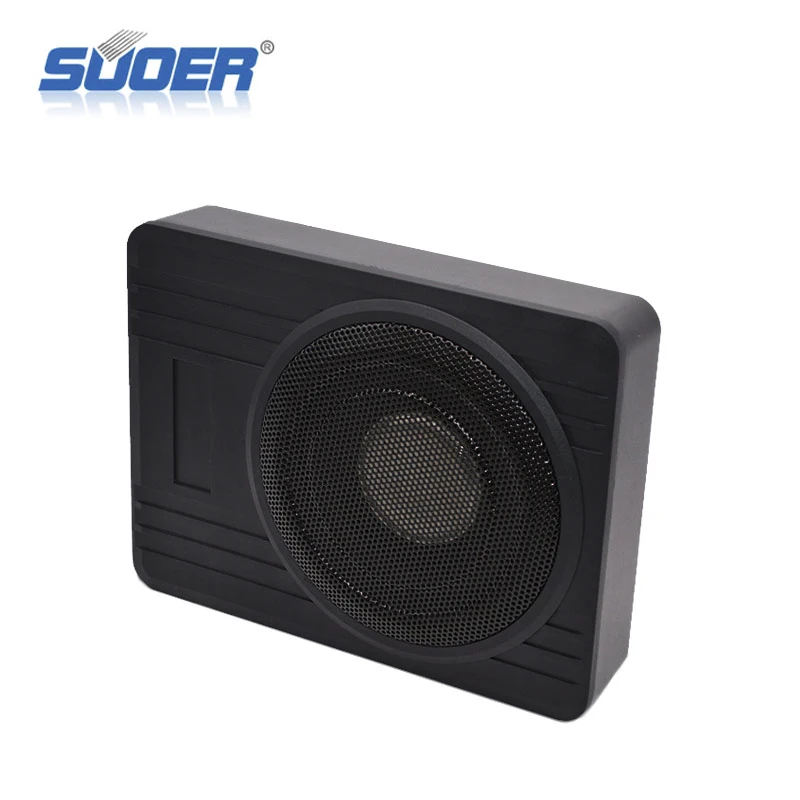 Suoer small gun-8A 8 inch car subwoofer audio flat subwoofer high power bass underseat cheap price car subwoofer