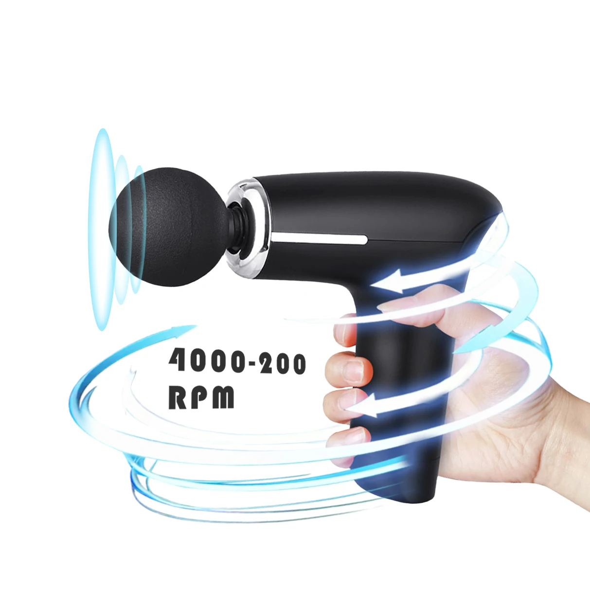 healthpal oem odm 2024 electric handheld pso-rite psoas quiet release mini massage gun deep tissue  percussion muscle massager