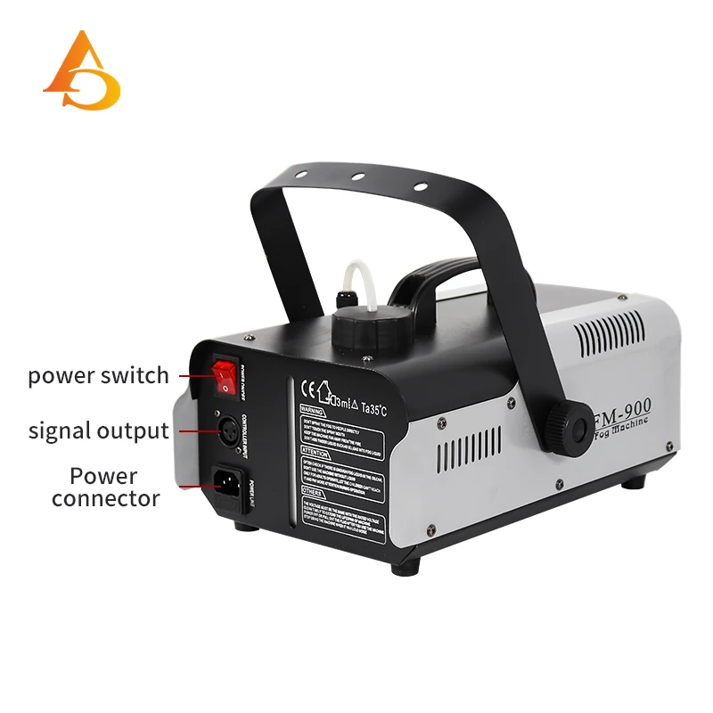 Wireless remote control mini fog bubbles machine for wedding party 900w haze smoke machine