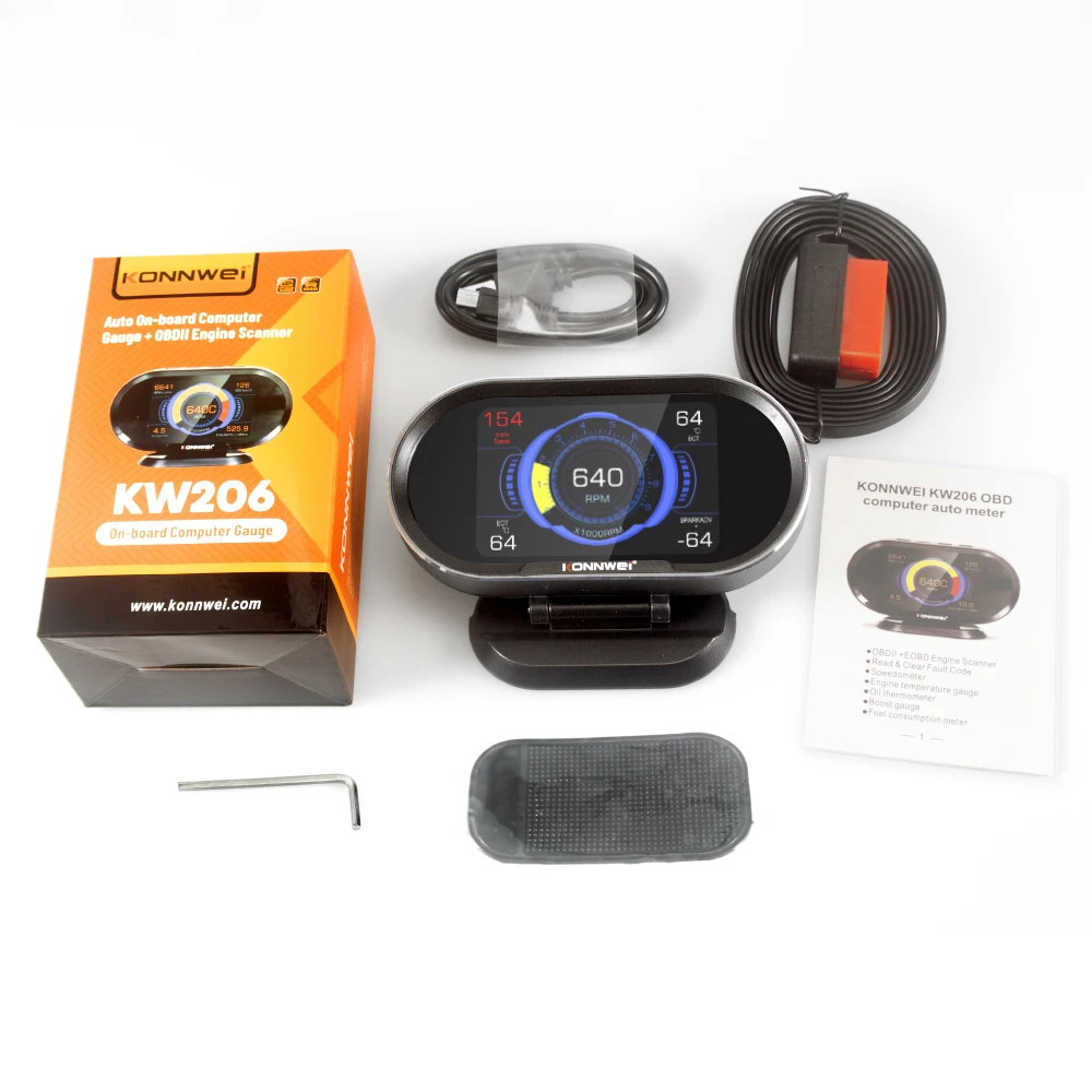  2020 новые автомобильные аксессуары Konnwei OBD2 измерительный прибор цифровой измеритель оборотов в минуту скорости Автомобильная сигнализация дисплей с проектором HUD для вашего