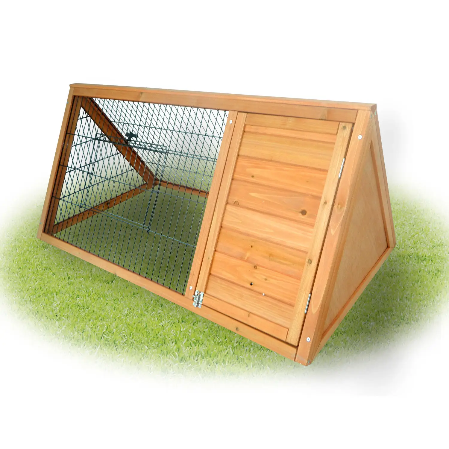 Hot selling Handmade Animal Rabbit Cage Wood Outdoor Cat House Pet Houses wooden cages Dog Furniture Iron Mesh Cages