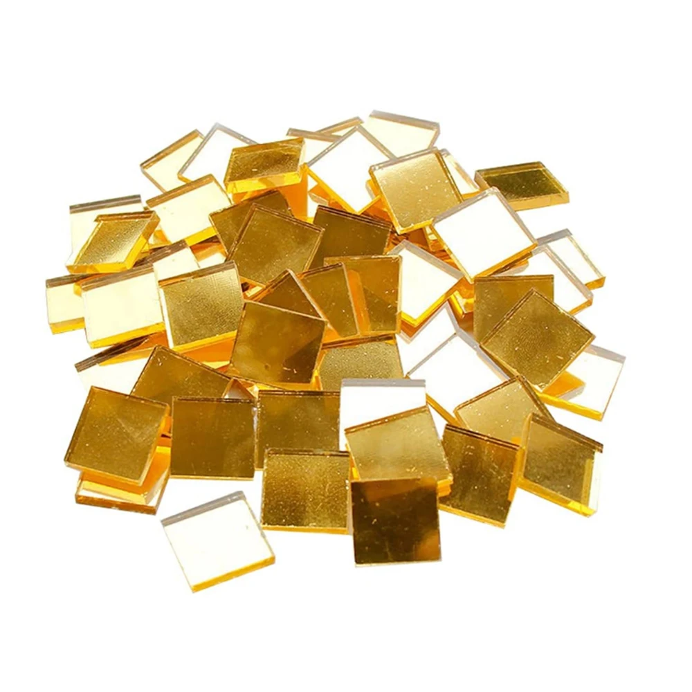 Luxury Hotel Pool Decoration style glass gold and silver mosaic tiles mirror tiles