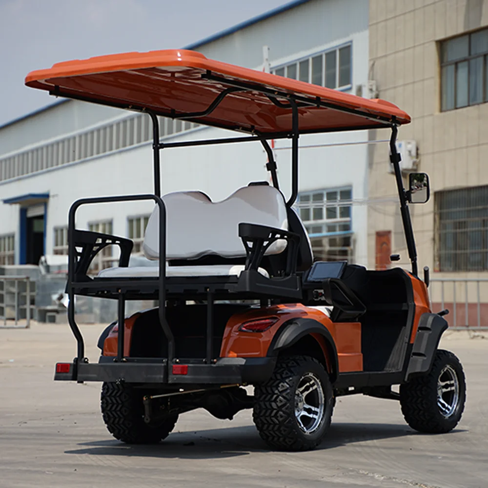 2023 Modle Style Factory 2+2 Seat Sightseeing Bus Club Cart Electric Golf Buggy Hunting Cart