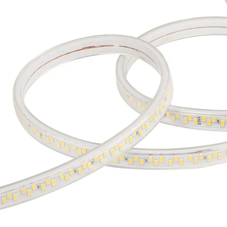 Силиконовый чехол 180 светодио дный s/m Ac 110v 127v 220v 260v Smd 5730 чип Ip65 Водонепроницаемый полоса света
