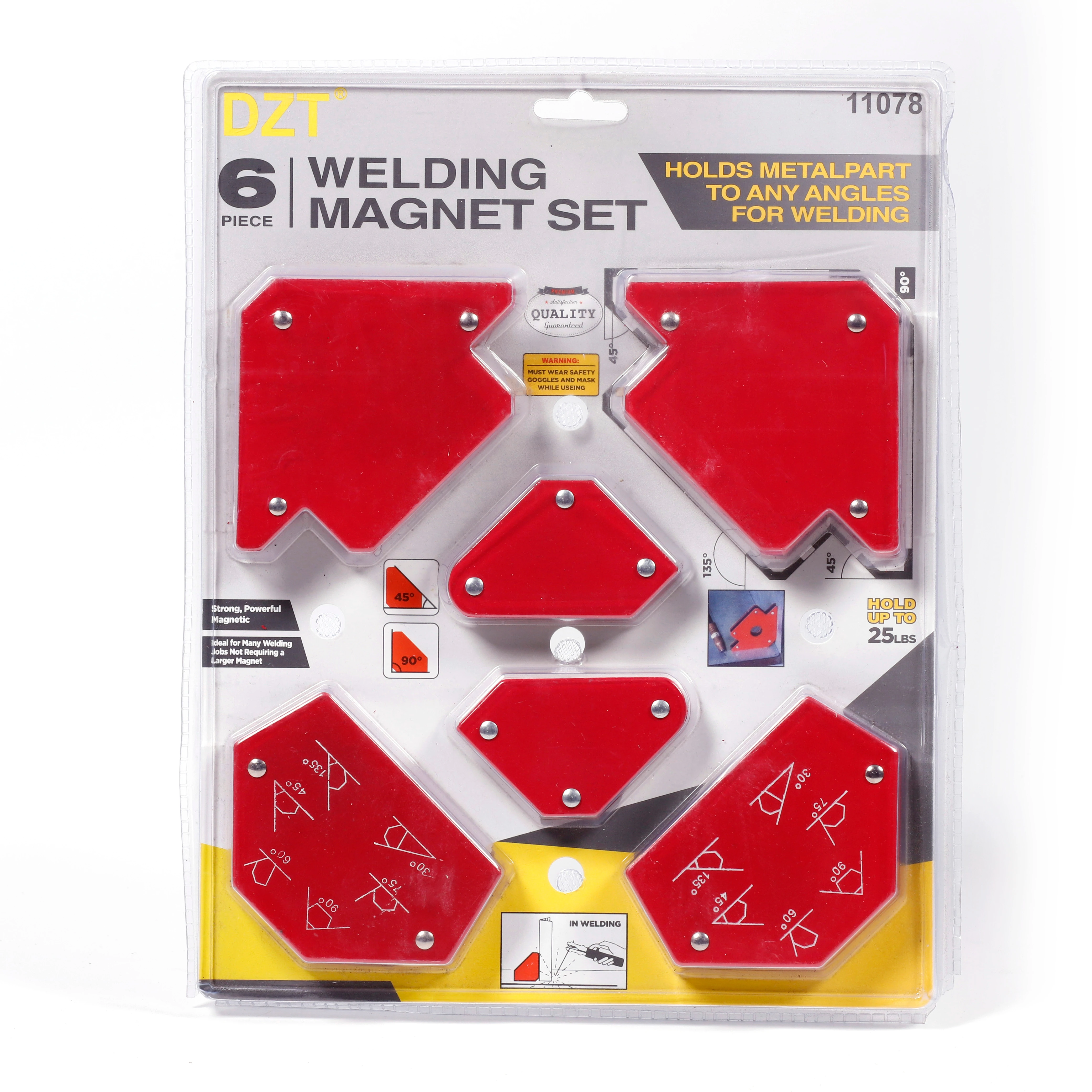 
Factory Wholesale 6pcs Mini Multipurpose Welding Magnet Tool Set Fast Delivery 165A, 180A 