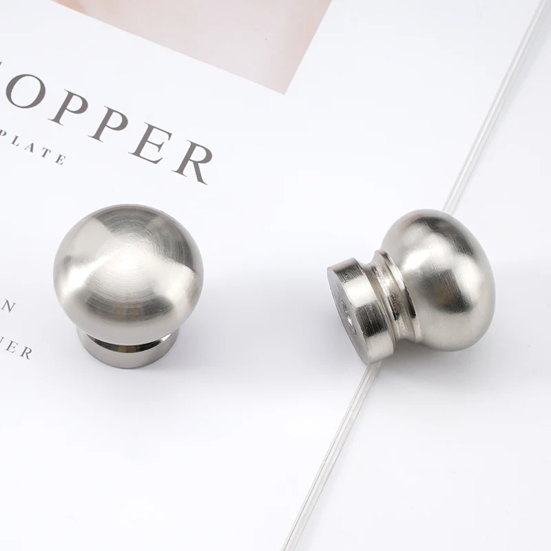 Wholesale Pull Knob Nickel Round Ball Cabinet Drawer Hardware Handle and Knob Factory Price Aluminum