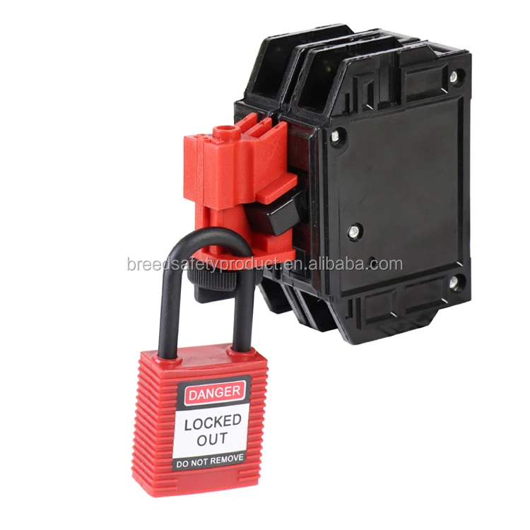 Electrical Locking Circuit Breaker Lockout Clamp On Loto