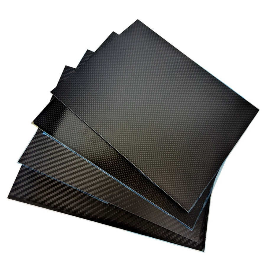 Wholesale price high quality 3k twill glossy colored carbon fiber sheet 3mm