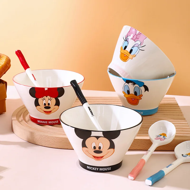 MAIMAI bowl Cartoon tablewares Kids dinnerware dining ware Deep Bowl for children Mickey 3D shaped small