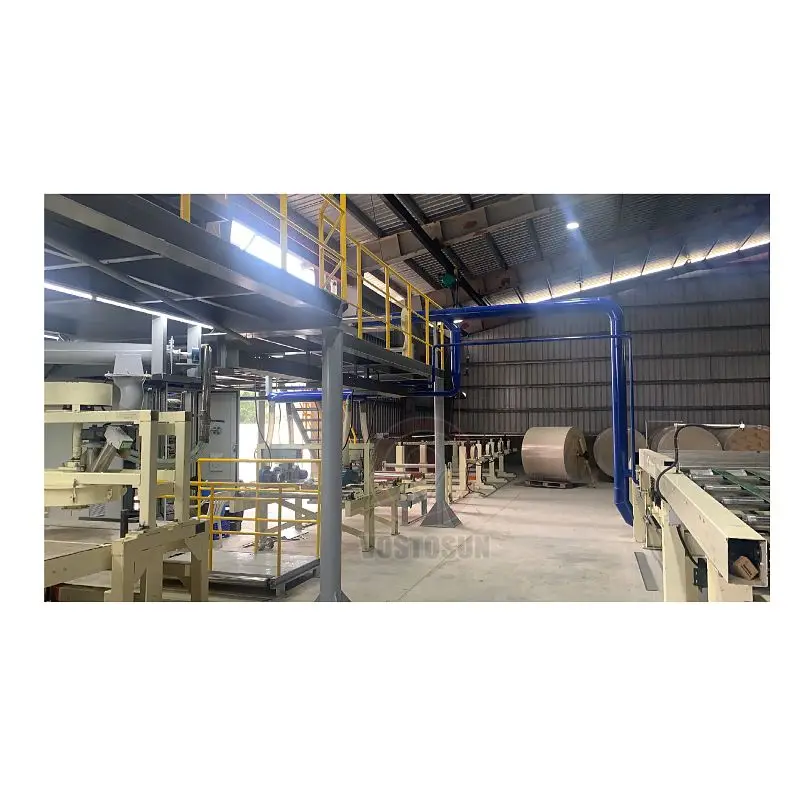 Fiber Cement Paper Face Machine High Quality Automatic Drywall Gypsum Production Line / Plaster Board Making Machinery
