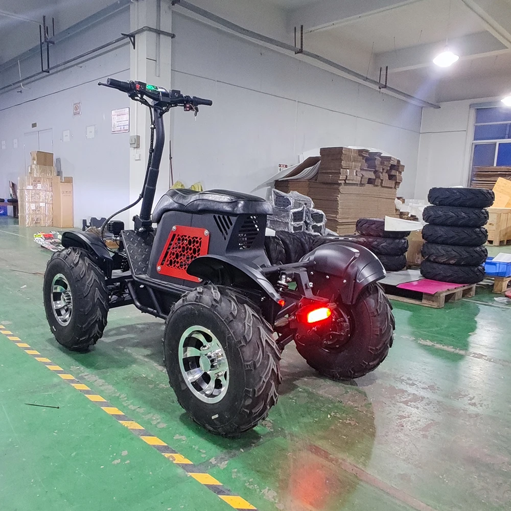 Farm sightseeing tours motorcycle atv trailers 10000W UTV electric scooter 60v big battery capacity 60ah utility vehicle 4x4