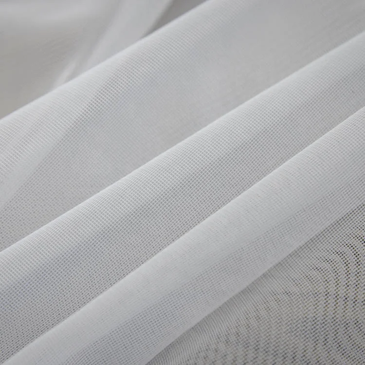 home window decoration polyester voile gauze transparent tulle sheer curtain