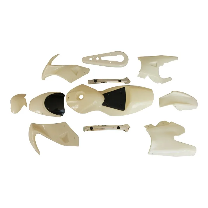 Пластиковая часть, комплект пластиковых крышек для гоночного велосипеда, мотоцикла 49CC, 11 пластиковых частей в одном наборе
