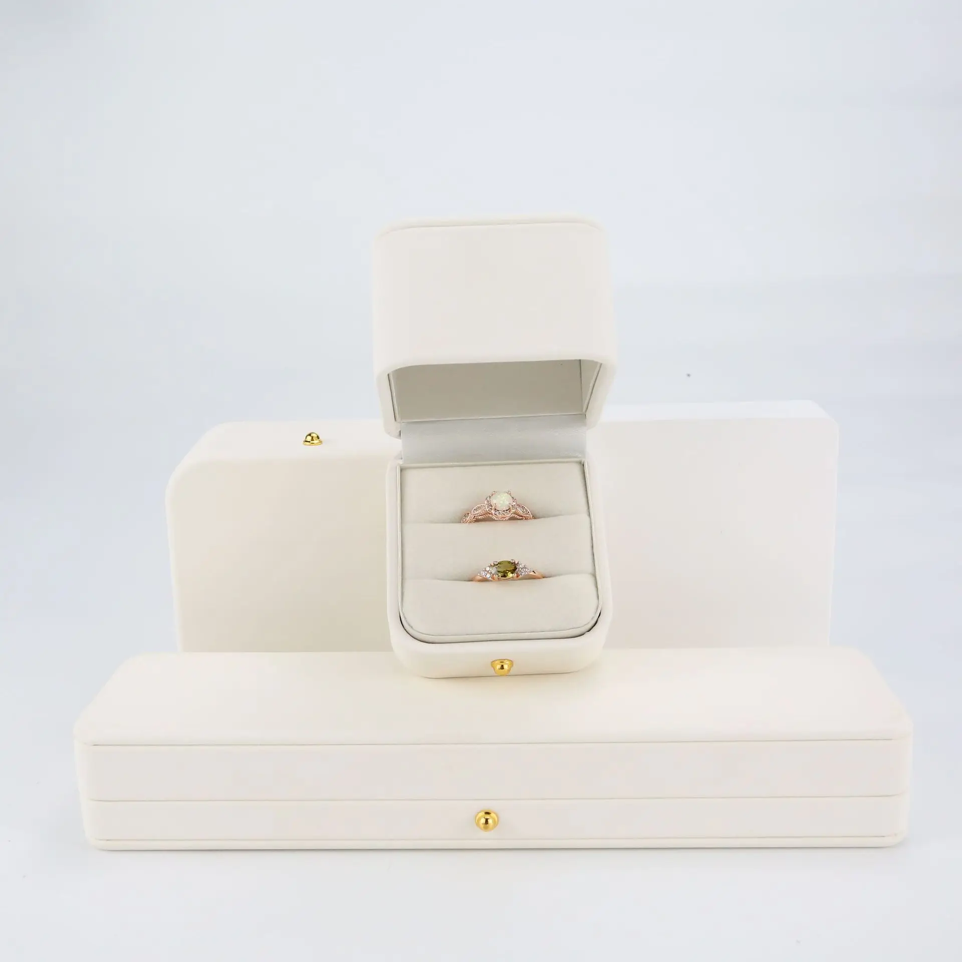Custom logo Packaging Gift jewelry box Jewelry Ring Packaging Box Necklace Paper Boxes