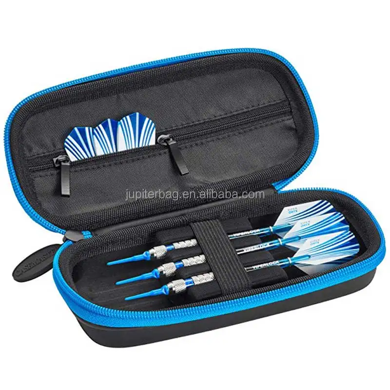EVA hard Shell Dart travel Case organizer kit for Tips Shafts Flights with flag printing
