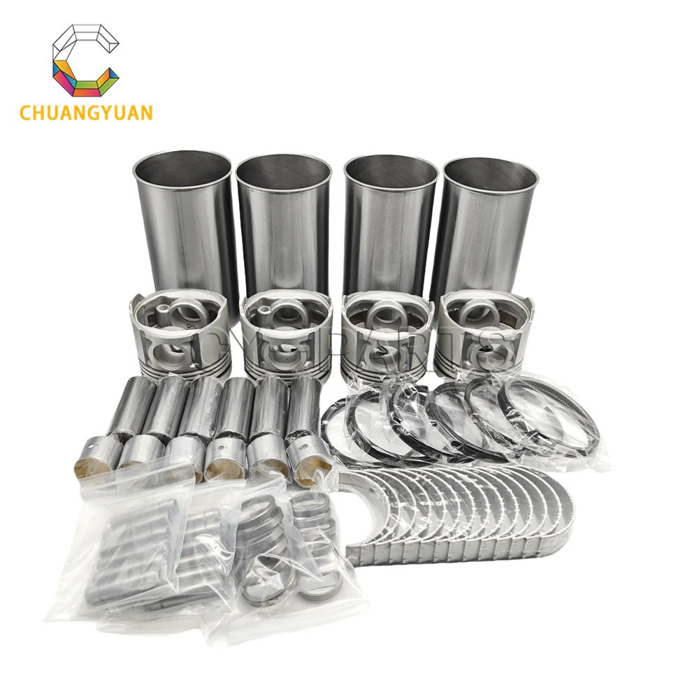 EX200-5 Excavator Engine Parts 6BG1 Isuzu overhaul kit cylinder liner piston kit