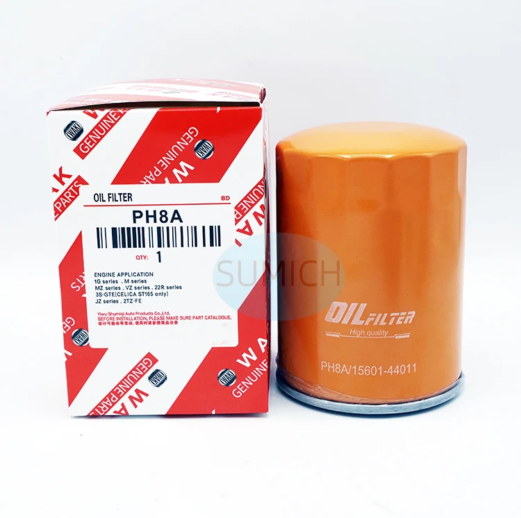 Shumiqi wak oil filter car accessories PH8A 15601-44011 15600-41010 90915-td004 90915-TD004 oil filter for car