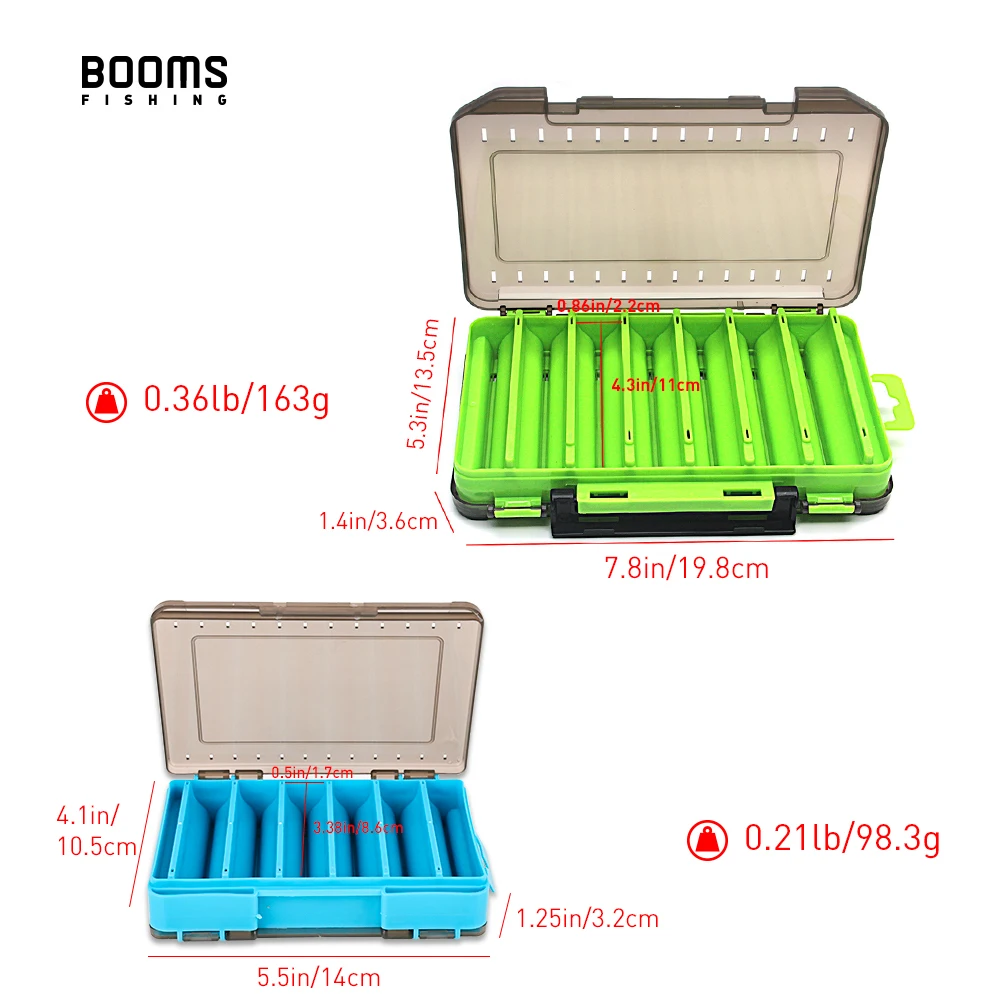Large Capacity 14 Compartments Square Waterproof Plastic Fishing Tackle Box River Stream Bait Lure Organizer Storage Boxes