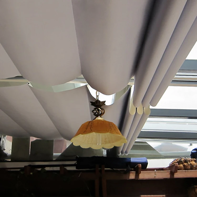 Manufacturers Smart Motorized Skylight Roof Roller Blind Outdoor Electric Retractable Awnings