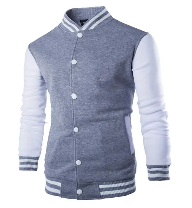 
Custom Dark Black Wool Varsity Jackets With Genuine White Cow Leather Sleeves 