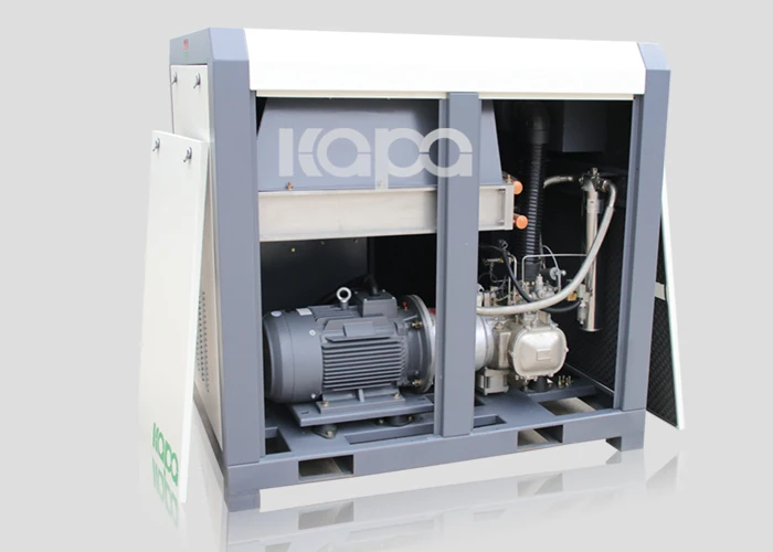 Industrial KF-20HP Oil-free Screw Air Compressor 15kw Fixed/ Variable Speed Oil-less Machine