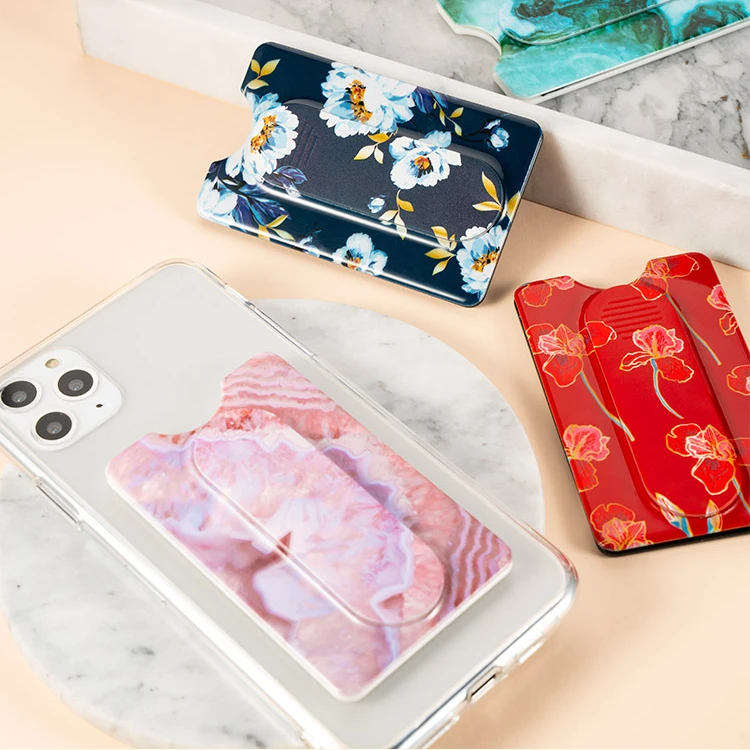 
Custom Ring Cell Mobile Phone Holder Ring Phone Ring Wallet style Holder 