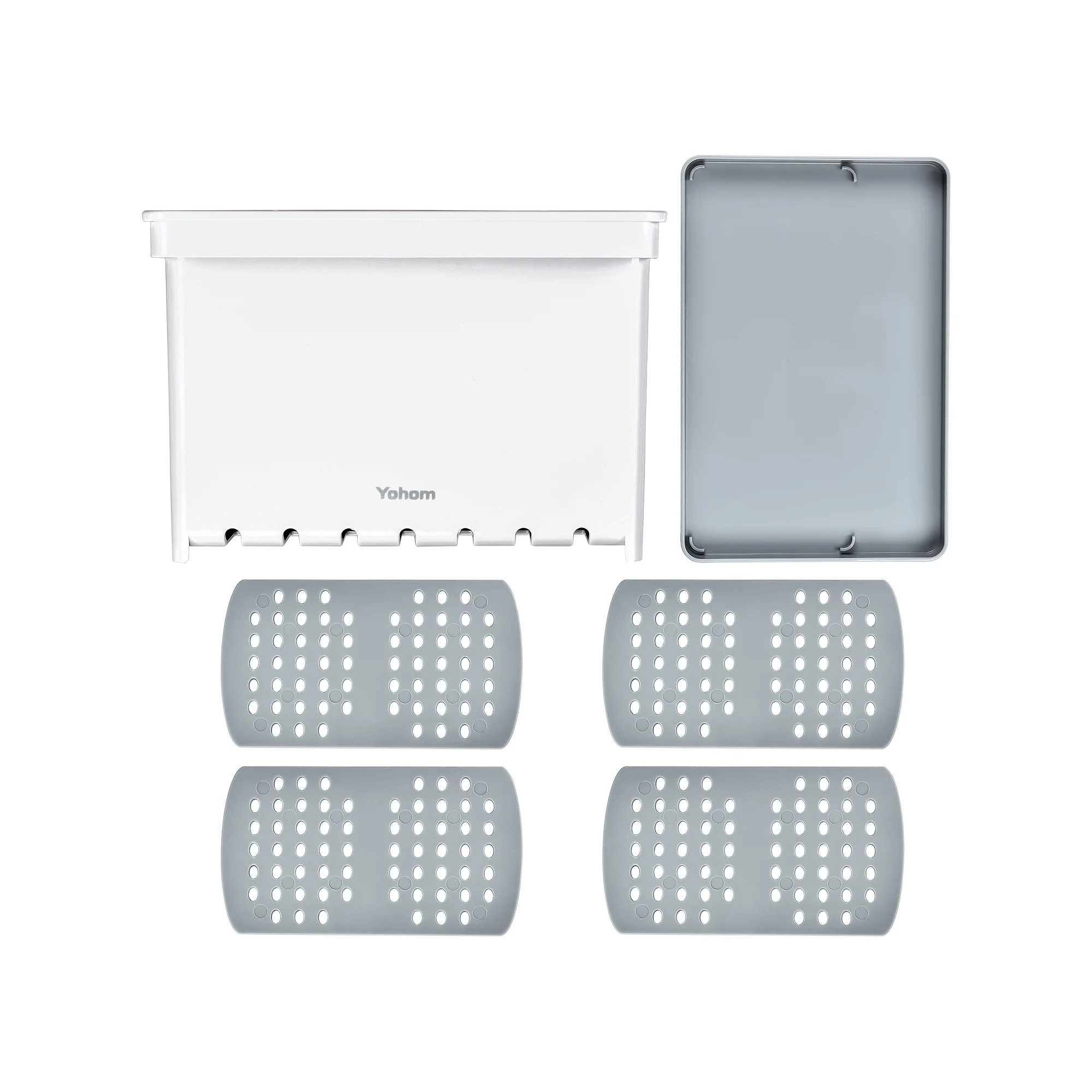 kitchen accessories plastic ABS sink caddy storage organizer soap dispenser sponge holder brush and Dish Cloth Hanger rack