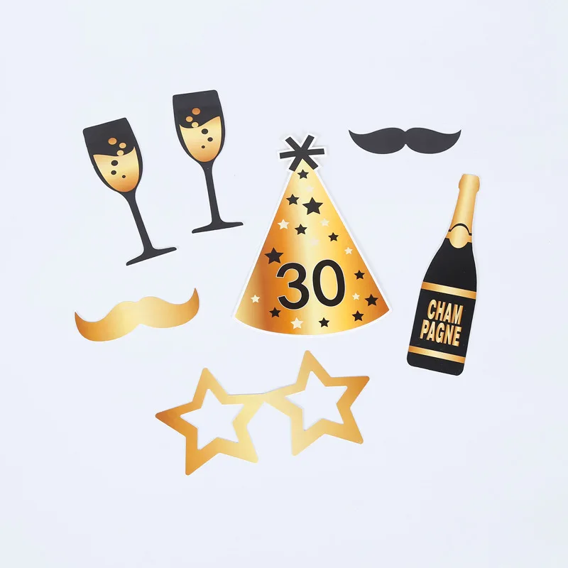 Smallorders C31 New funny different types of creative Photo Props paper wedding birthday party supplies Photo Props