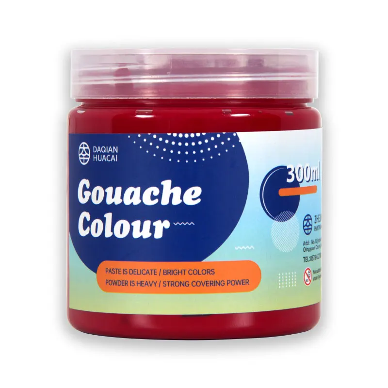 Gouache paint set for kid painting 12color 100ML Best Wholesale Cheap Non-toxic gouache color 1 set